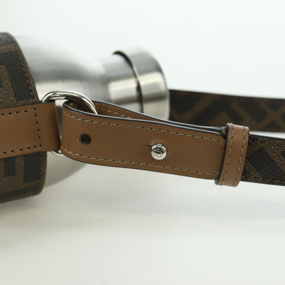 FENDI Zucca Canvas Bottle Holder 24Bottls Collaboration Black Auth INZ021M