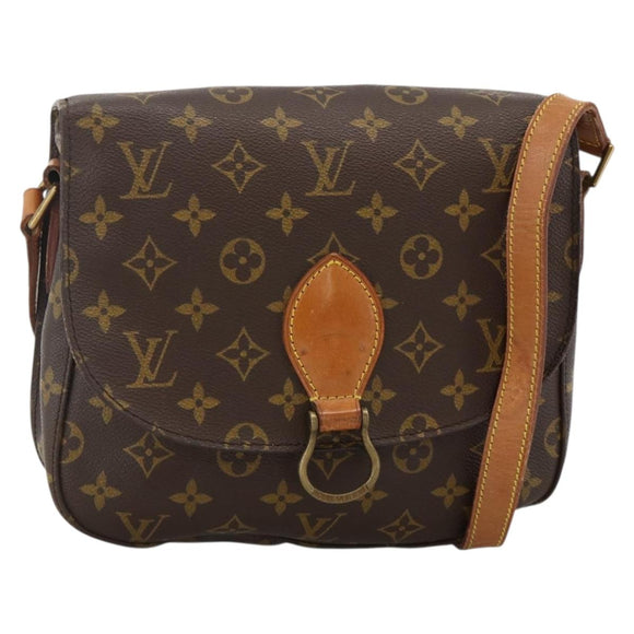 LOUIS VUITTON Monogram Saint Cloud GM Shoulder Bag M51242 LV Auth INZ029