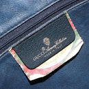 GUCCI GG Supreme Sherry Line Bag PVC Navy Gold Red 98 02 005 Auth INZ032-18