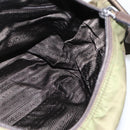 PRADA Shoulder Bag Nylon Khaki Silver Auth INZ035-21