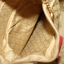 GUCCI Bamboo Shoulder Bag Suede 2way Red Gold 001 2865 1657 Auth INZ038-22