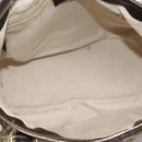 GUCCI GG Canvas Hand Bag Beige Gold 247902 Auth INZ039-11