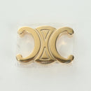 CELINE Tic Tac Toe Board Game Domino metal Gold Tone Auth INZ045SM-13