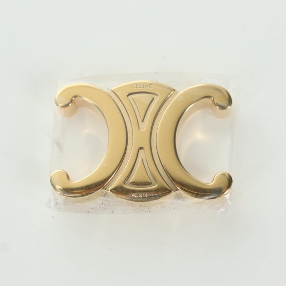 CELINE Tic Tac Toe Board Game Domino metal Gold Tone Auth INZ045SM
