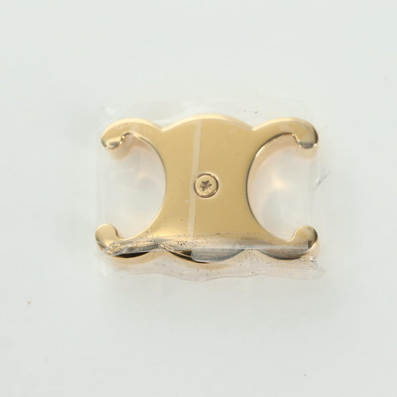 CELINE Tic Tac Toe Board Game Domino metal Gold Tone Auth INZ045SM