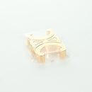 CELINE Tic Tac Toe Board Game Domino metal Gold Tone Auth INZ045SM-15