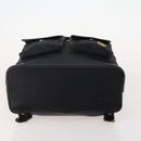 MCM Vicetos Logogram Backpack Canvas Black Gold Auth INZ047-11