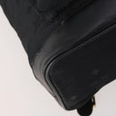 MCM Vicetos Logogram Backpack Canvas Black Gold Auth INZ047-13