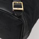 MCM Vicetos Logogram Backpack Canvas Black Gold Auth INZ047-14