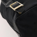 MCM Vicetos Logogram Backpack Canvas Black Gold Auth INZ047-15