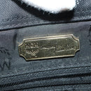 MCM Vicetos Logogram Backpack Canvas Black Gold Auth INZ047-25