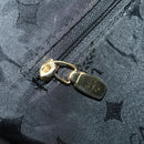 MCM Vicetos Logogram Backpack Canvas Black Gold Auth INZ047-26