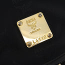 MCM Vicetos Logogram Backpack Canvas Black Gold Auth INZ047-28