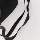 MCM Vicetos Logogram Backpack Canvas Black Gold Auth INZ047-9