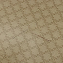 CELINE Macadam Canvas Tote Bag PVC Beige Gold Auth INZ048-9