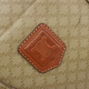 CELINE Macadam Canvas Tote Bag PVC Beige Gold Auth INZ048-18