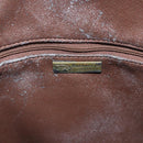 Burberrys Nova Check Shoulder Bag PVC Beige Auth INZ052-17