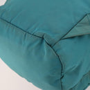 PRADA Backpack Nylon Light Blue Silver Auth INZ057-14
