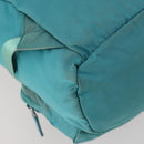PRADA Backpack Nylon Light Blue Silver Auth INZ057-15