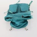 PRADA Backpack Nylon Light Blue Silver Auth INZ057-19
