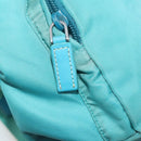 PRADA Backpack Nylon Light Blue Silver Auth INZ057-24