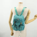 PRADA Backpack Nylon Light Blue Silver Auth INZ057-27