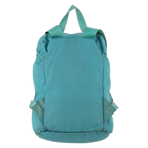 PRADA Backpack Nylon Light Blue Silver Auth INZ057