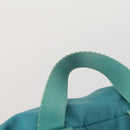 PRADA Backpack Nylon Light Blue Silver Auth INZ057-8