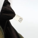 PRADA Shoulder Bag Nylon Khaki Silver Auth INZ058-12