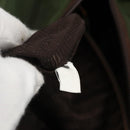 PRADA Tote Bag Nylon Khaki Silver Auth INZ059-12