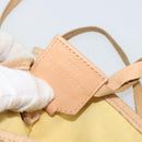 FENDI Zucchino Canvas Tragetasche Pink Gold Original INZ062-12