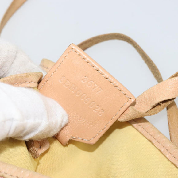 FENDI Zucchino Canvas Tragetasche Pink Gold Original INZ062