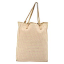FENDI Zucchino Canvas Tragetasche Pink Gold Original INZ062-13