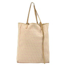 FENDI Zucchino Canvas Tragetasche Pink Gold Original INZ062-2