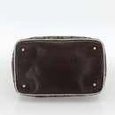 FENDI Zucca Canvas Hand Bag Brown Black Auth INZ063-5