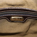 FENDI Zucca Canvas Hand Bag Brown Black Auth INZ063-19
