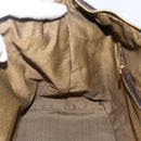 FENDI Zucca Canvas Hand Bag Brown Black Auth INZ063-21