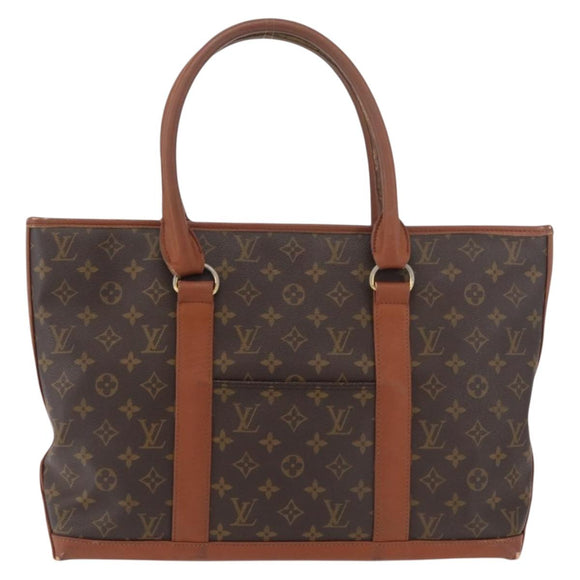 LOUIS VUITTON Monogram Sac Weekend PM Hand Bag M42425 LV Auth INZ067