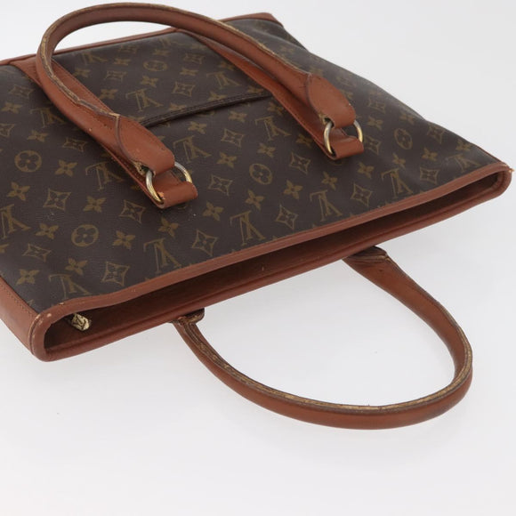LOUIS VUITTON Monogram Sac Weekend PM Hand Bag M42425 LV Auth INZ067