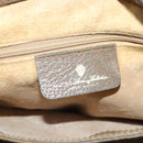 GUCCI GG Supreme Web Sherry Line Bag PVC Beige Gold 14 02 013 Auth INZ070-19