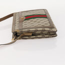 GUCCI GG Supreme Web Sherry Line Bag PVC Beige Gold 14 02 013 Auth INZ070-5