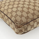 GUCCI GG Supreme Shoulder Bag Beige Silver 92551 Auth INZ071-15