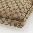 GUCCI GG Supreme Shoulder Bag Beige Silver 92551 Auth INZ071-16
