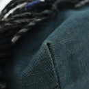 BURBERRY Nova Check Blue Label Shoulder Bag Wool Navy Auth INZ074A-17