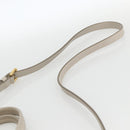 PRADA Hand Bag Nylon 2way Beige Gold Auth INZ076A-14