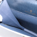 GUCCI GG Supreme Sherry Line Shoulder Bag PVC Navy Gold Auth INZ082-22