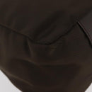 GUCCI Bamboo Hand Bag Nylon 2way Brown Silver 000 2404 0509 Auth INZ083-18