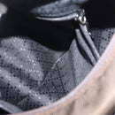 GUCCI Bamboo Hand Bag Nylon 2way Brown Silver 000 2404 0509 Auth INZ083-25