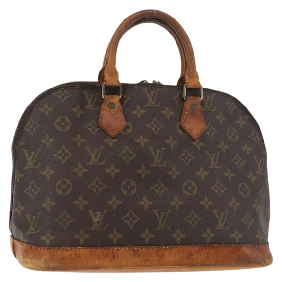 LOUIS VUITTON Monogram Alma Hand Bag M51130 LV Auth INZ085
