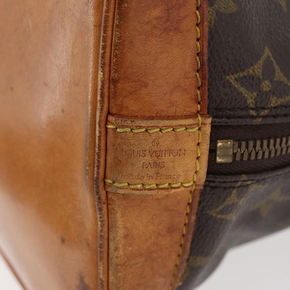 LOUIS VUITTON Monogram Alma Hand Bag M51130 LV Auth INZ085